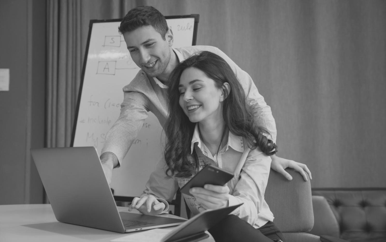 Analyse de données financières sur écran moderne